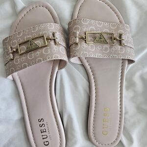 GUESS Pink Slide Sandals for Women